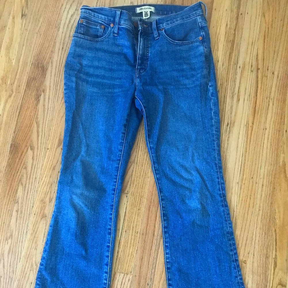 Madewell kick out crop jeans